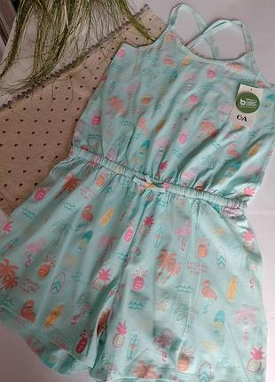 🍒 c&a літній ромпер/ комбез для дівчинки 170см