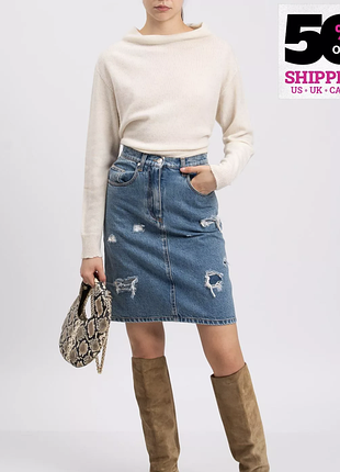 Стильная джинсовая юбка msgm оригинал