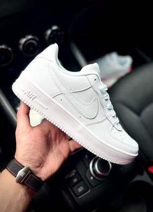 Женские/подростковые кроссовки nike air force 1 low белые