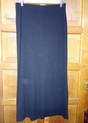 Юбка стрейч, сзади разрез