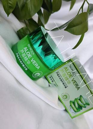 Крем для обличчя з алое вера 92% зволожуючий bioaqua 50g