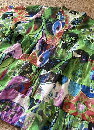 Платье лен италия