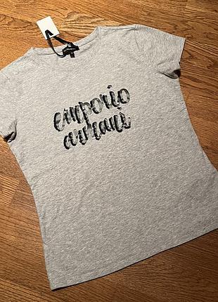 Женская футболка emporio armani , p. 36-38/s-m