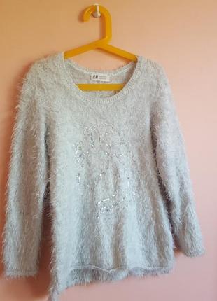 Свитер на девочку 9-10 лет