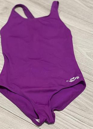 Купальник спортивний на дівчинку 2-3 роки фіолетовий