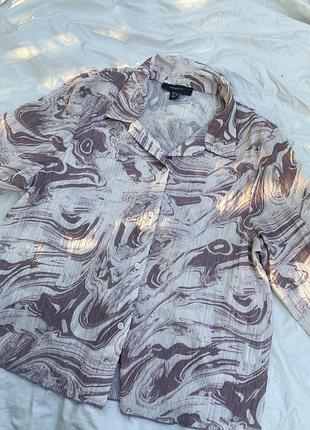 Муслінова жіноча сорочка мармур