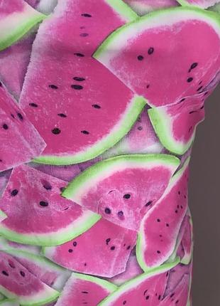 Купальник прикольний з принтом кавуна бренд