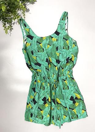 Ромпер з рослинним принтом