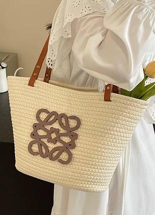 Сумка пляжная лоеве loewe