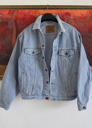 Винтажная джинсовая куртка levis оригинал размер l