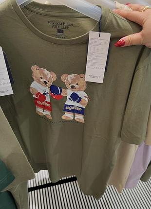 Футболка polo bear ralph lauren унісекс футболка з ведмедем