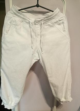 Льняные бриджи от хорошего бренда унисекс