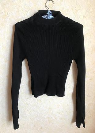 Трикотажна силуетна кофта, лонгслів, гольф