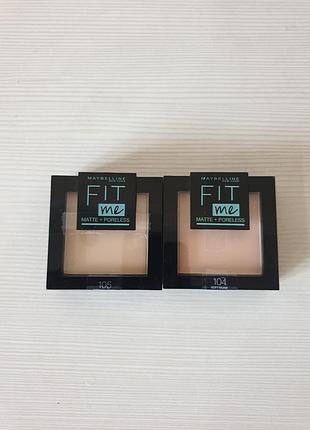 Тонуюча пудра для обличчя maybelline