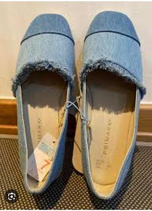 Эспадрильи ✨primark 40/41 летние джинсовые женские