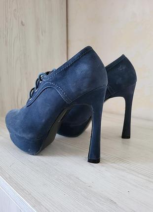 Туфли женские, ботильоны бархат