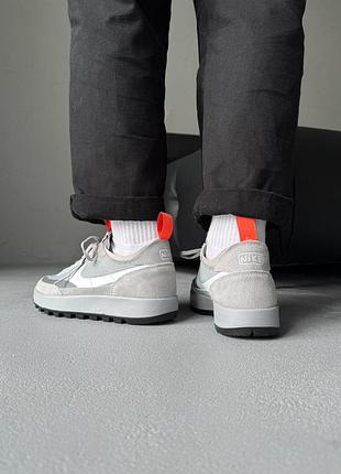 Nike craft x tom shachs gray/white 9