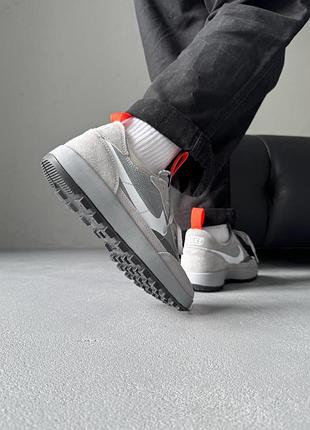 Nike craft x tom shachs gray/white 8