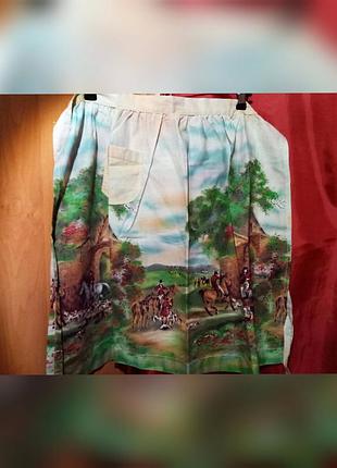 Фартук с принтом