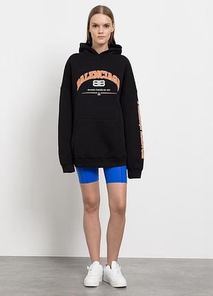 Чорний світшот, кофта balenciaga🔥 розмір s/m маломірка