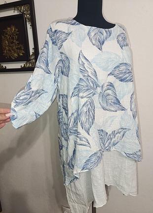 Котонова блуза туніка