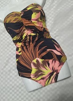 Xxl/xl скошенный купальник с ярким принтом myleene klass