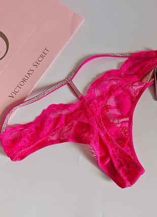 Трусики victoria's secret стринги victoria's secret трусики с камушками victoria’s secret