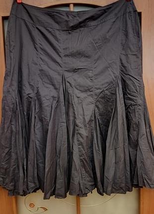 Женская юбка коттон большого размера