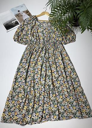 Плаття квітковий принт