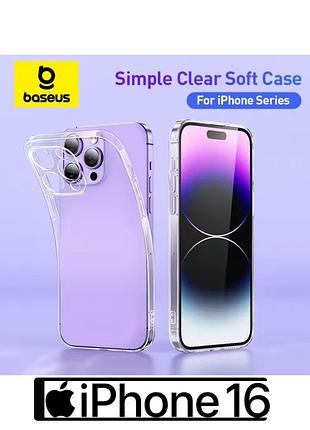 Защитный чехол для iphone 16, защитный чехол baseus для айфона 16 bs-pg014 базаэус кейс