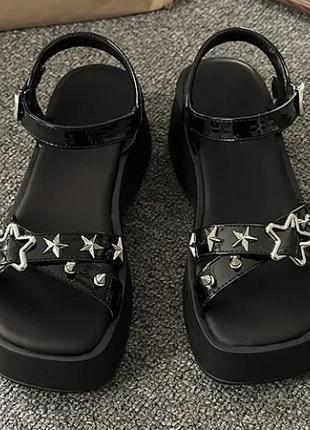 Босоніжки сандалі гранж тапки y2k dollskill туфлі