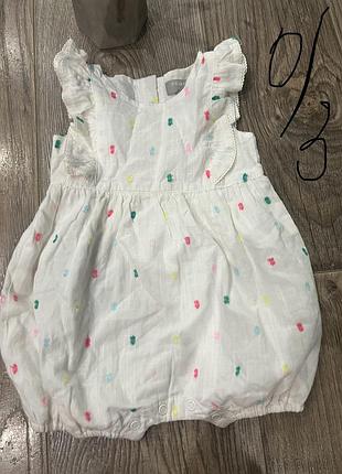 Одежда 0-3-6 мес до 68 см