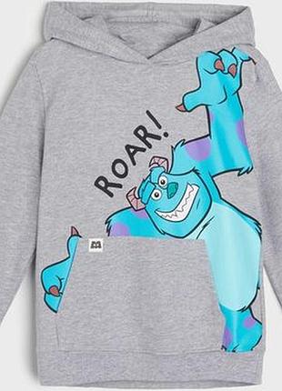 Худи капюшонка sinsay рост 134 корпорация монстрів