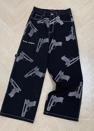 Джинси sort comapny glock, глоки, baggy, скейтер