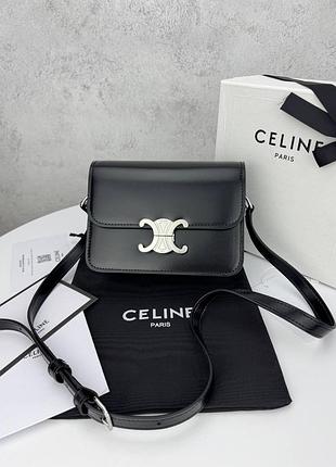 Сумочка 
celine black silver 8