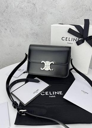Сумочка 
celine black silver