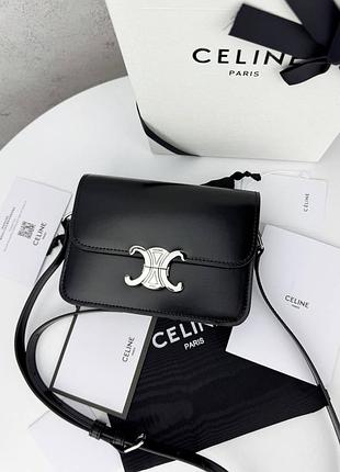 Сумочка 
celine black silver 5