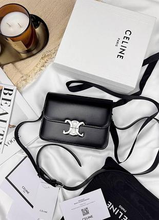 Сумочка 
celine black silver 6