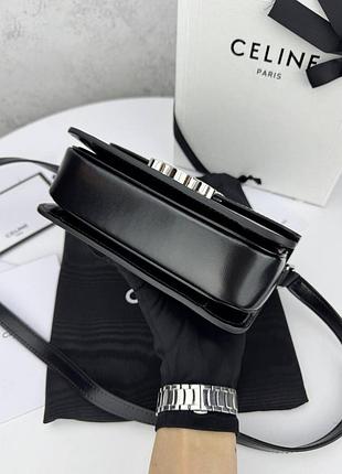 Сумочка 
celine black silver 2