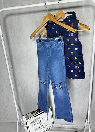 Джинси на дівчинку 7-8 років
