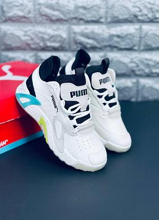 Женские кроссовки Toddler puma белые кожаные летние кроссовки пума женские кроссовки пума