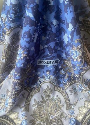 Jacques vert, вінтаж, велика хустка, вовна 100%