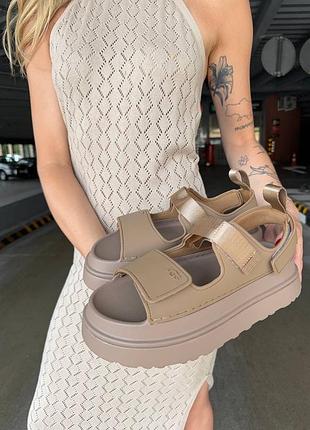 Жіночі сандалі босоніжки ugg goldenglow sandals brown