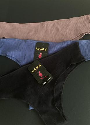 Набір 3 шт труси рубчик