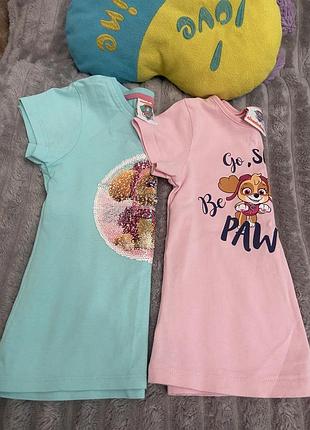 Футболочки з «щенячий патруль» для дівчинки.