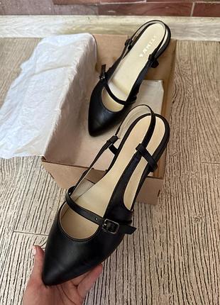 Балетки каласические с открытой пяткой