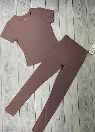 Новый крутой костюм primark ( лосины+футболка) s(36)8