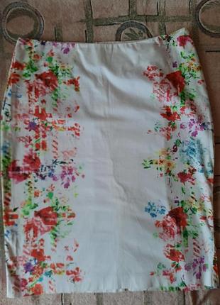 Спідниця літня з квіточками