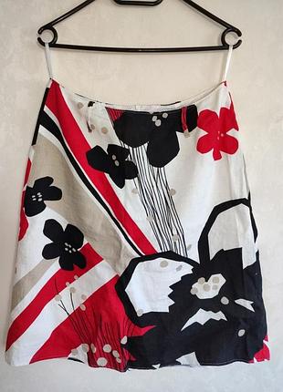 Юбка 100% лён