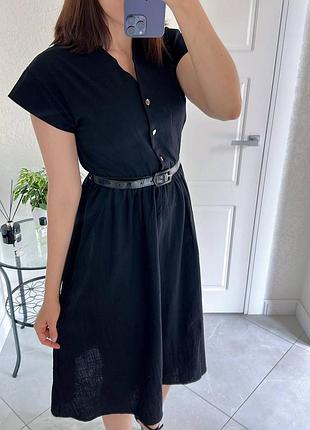 Платье с поясом